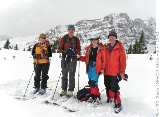 Maria, Philip, Sue and Doug near the Lookout