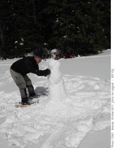 Warm enough for a snowman