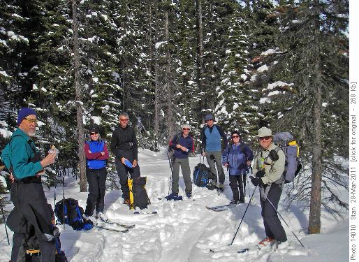 Divide Creek morning snack