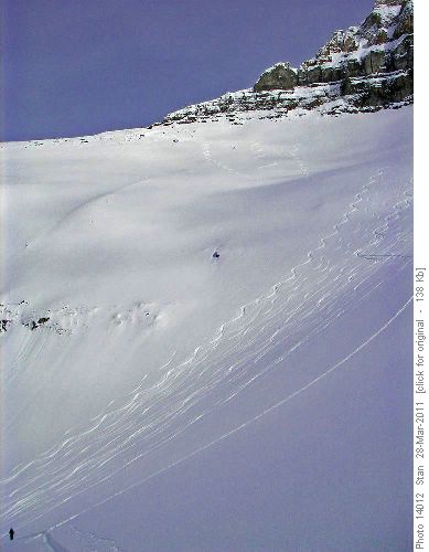 Turns below Niblock Whyte col