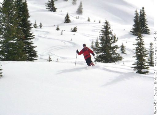 Powder below Lookout