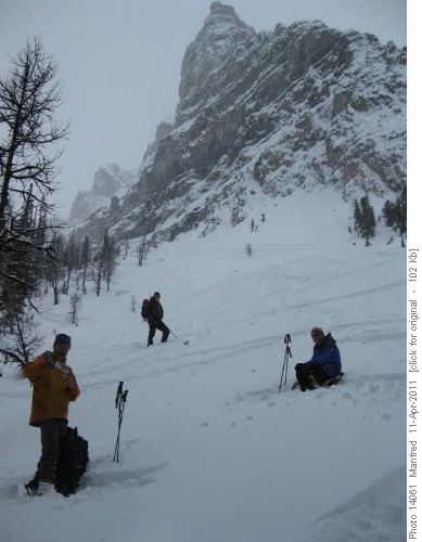 Powder near Mt.Whymper