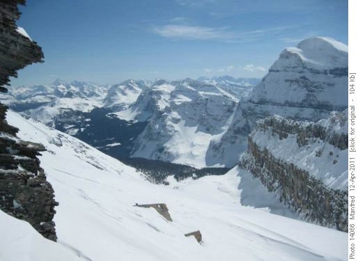 The view S.E., Mt.Ball & Mt.Assiniboine