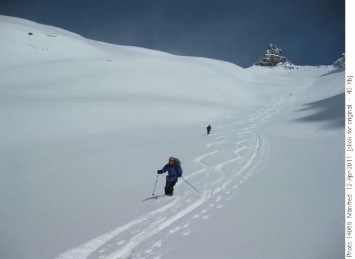 Bill, Arnold, Philip on the long decent