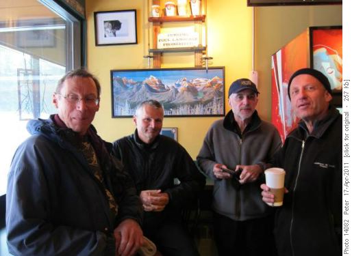 Decision time at the "Trailhead"