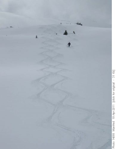 Nice turns on Richardson Ridge