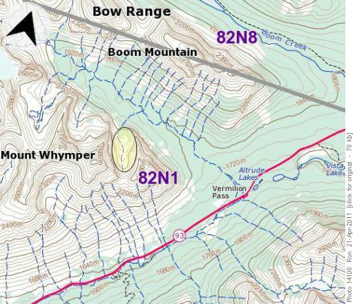 Whymper northeast cirque