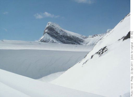 Moat around Mt. Robertson
