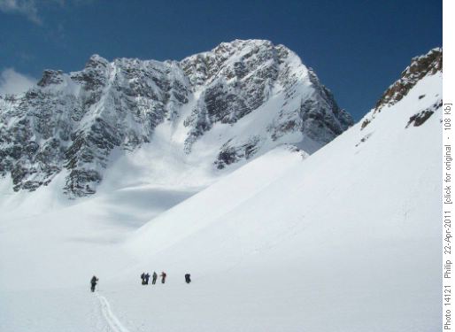 Discussing route to col