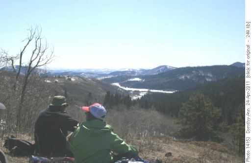 Lunch view to the south