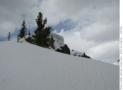 Final approach to the summit