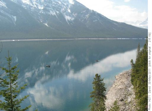 The ice is gone and the fishermen are out