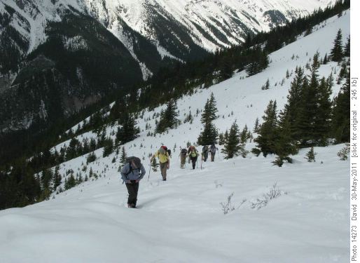 Last push to the lookout