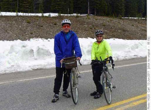 Carl and Sheila at Highwood Pass