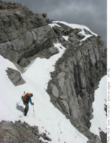 Mt Fable Michelle below the summit