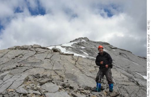 Mt Fable coming down the ridge