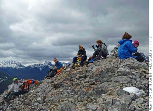 Lunch on Wasootch Peak
