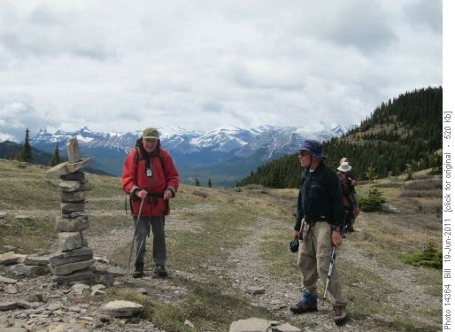 At the col