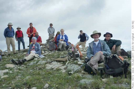 Lunch on Powderface Ridge