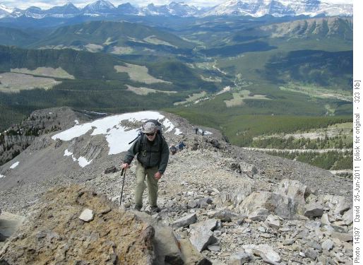 Reaching the summit