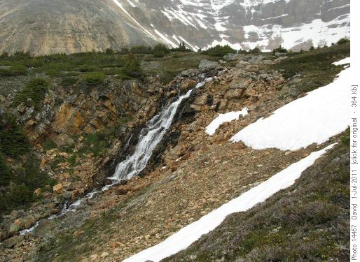 Waterfall and gorge