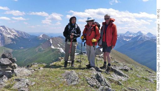 Looking south from the North Summit