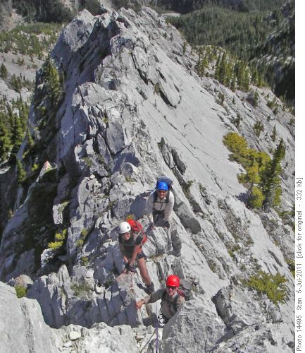 End of Knife Edge ridge