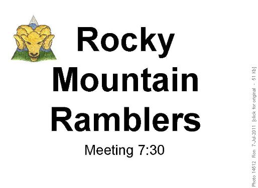RMRA meeting sign