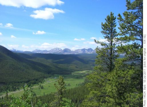 View from start of OT section
