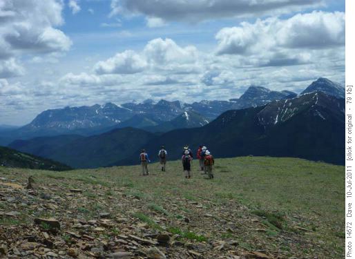 View across the Highwood Valley