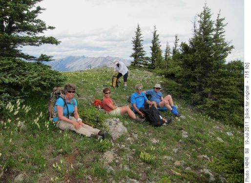 Lunch on the ridge