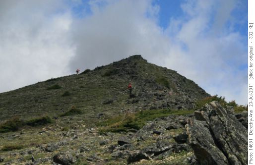 The top in sight