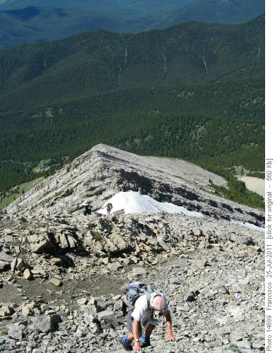 W. ridge.LIneham peak #1
