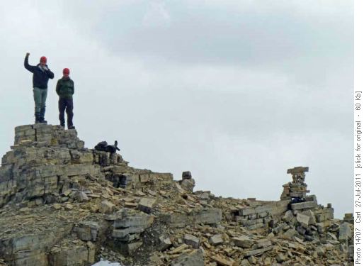 Terry and Damian on Dolomite Peak 4 (taken from 4b)