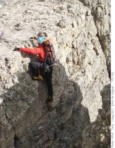 Climber on Notch #1