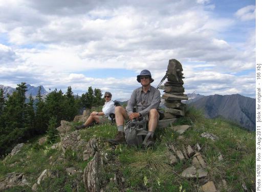 {444 Nancy Earle} & {154 Philip Creery} on 2nd Picklejar summit