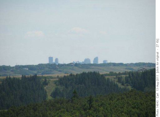 Calgary skyline from the Park HQ