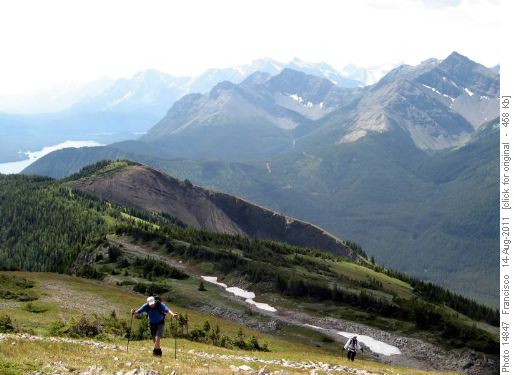 Middle section of Kent Ridge Looking south