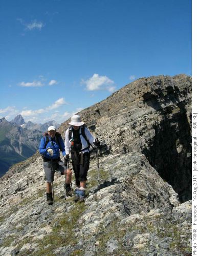 After the grassy section Kent ridge becomes a more serious affair