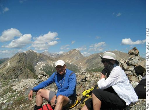 Joe and Jeannette on Mt.Kent summit