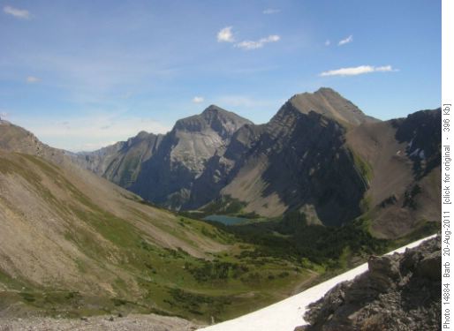 Ribbon Lake from Buller Pass