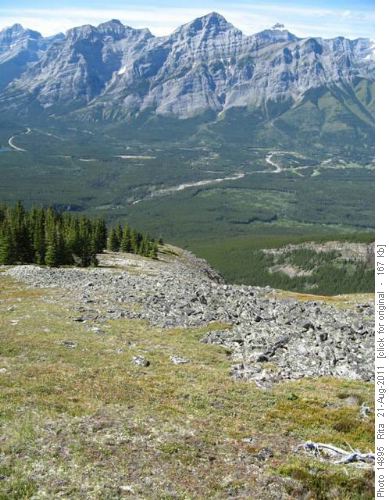 broad ridge of Volcano peak