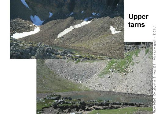 Glimpses of the tarns