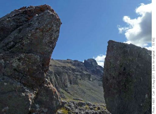 South peak of Helena Ridge from above Rockbound Lake