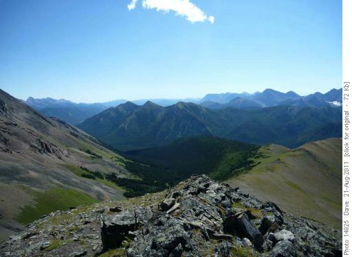 South to Plateau Mountain