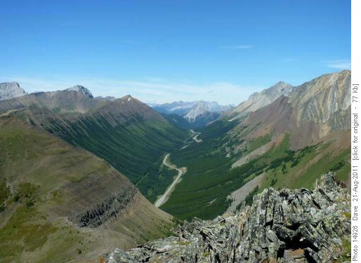 North to Highwood Pass