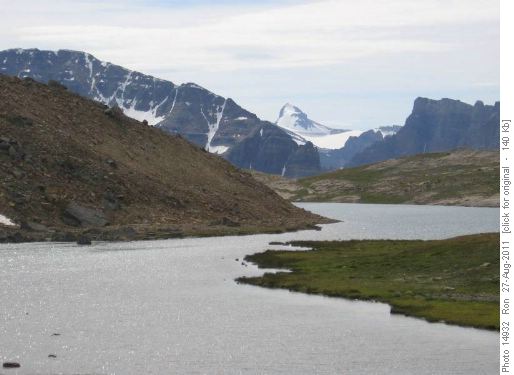 Katharine Lake, Mt. Daly in distance?