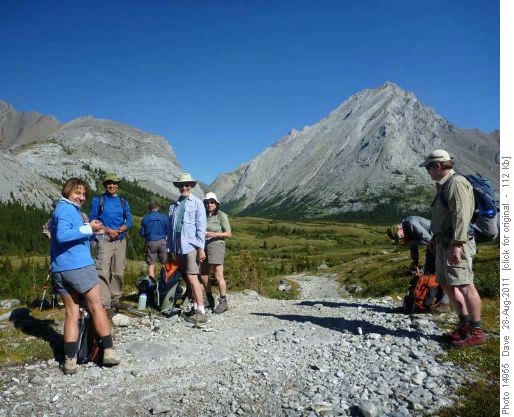 Piper Creek valley and Tombstone Mt.
