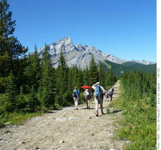 Tombstone Mountain from Sheep Trail