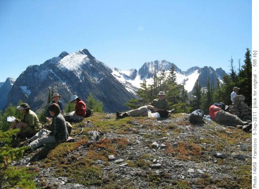 Rest & relaxation. Kananaskis viewpoint